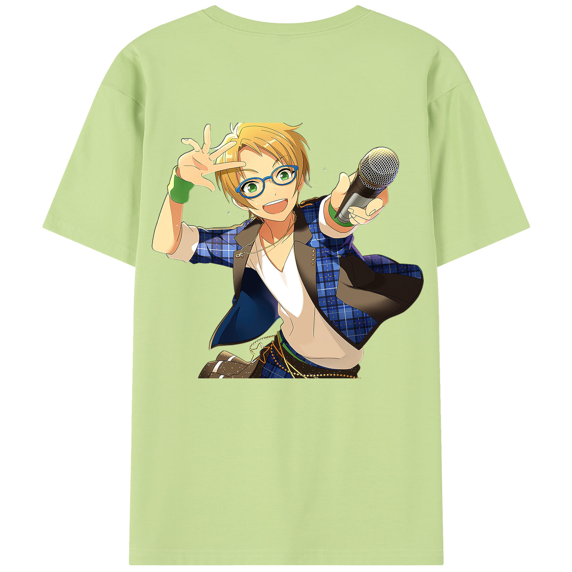 （画像用） あんさんぶるスターズ! Ensemble Stars 綿100％半袖Tシャツ（背面プリント）